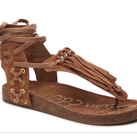 SOLD!!!!Sam Edelman Fringe Gladiator Sandals - Picture 4 of 8